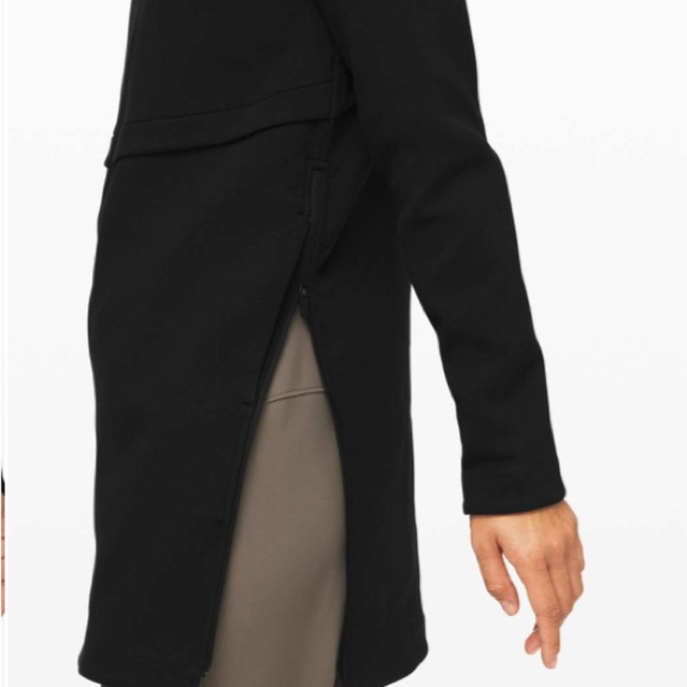 Lululemon long horizons hoodie side zip car coat spacer S nwt - Picture 3 of 11